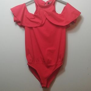 Zara Trafaluc Cold Shoulder Top